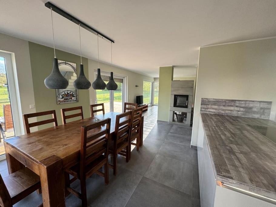Modernes Ferienhaus In Uedersdorf Экстерьер фото